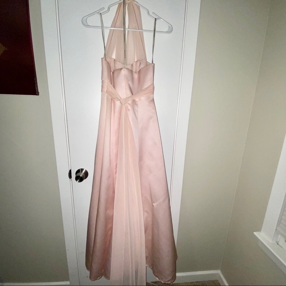 David’a Bridal Satin Empire Waist Ball Gown - Picture 3 of 9